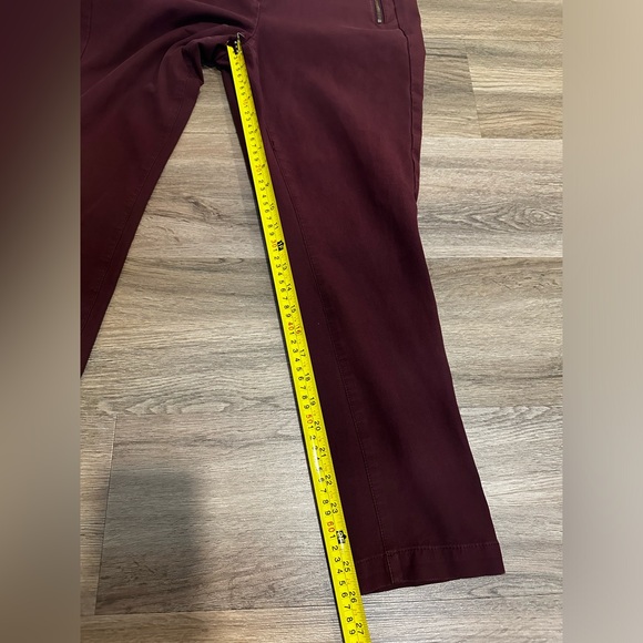 LOFT Marisa Skinny Maroon Size 10 Women’s Pants - Picture 7 of 9
